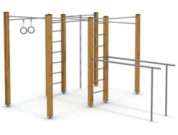 2252.1 Спортивный комплекс СК-11 с кольцами и канатом