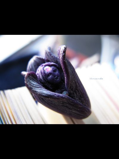 Волшебное кольцо с феей "Ночная Фея (Фея Цветов)" из коллекции необычных украшений Винсенто