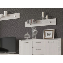 Полка Элана гостиная бодега белая