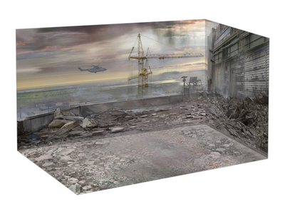 Сборная модель: (ICM 35903) Набор для диорамы "Чернобыль №3. Чистильщики"