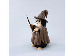 Песик-волшебник (черный) - Коллекционная фигурка 1/6 Wizard Dog (JXK-CS03D) - JXK