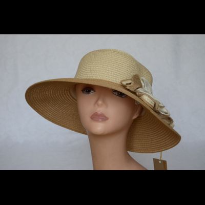 Шляпа Stefania Maiaroli 1637 бежевая