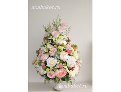 Композиция из искусственных цветов Бурже  № Б006/Купить в Москве в интернет магазине AOABUKET.ru