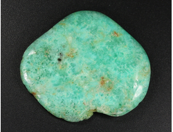 Хризопраз, полировка плоская, Австралия (37*32*6 мм, 10,5 г) №35683