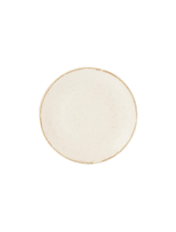 Тарелка 30 см фарфор цвет бежевый