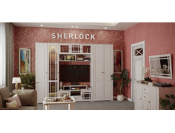 Композиция гостиной SHERLOCK (ШЕРЛОК) Ясень Анкор светлый
