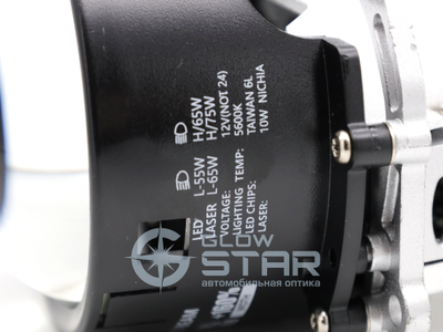 Билед модули Aozoom Black Warrior New 3.0 дюйма, 2 чипа, 5500K, 12V, 55W/65W, крепление 3R (комплект, 2шт)