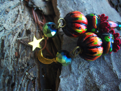 "Колыбельная с острова Кваковки", волшебные серьги с лягушками, тыковками и хрустальными бусинами