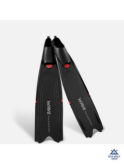 Ласты длинные 41/44 разборные WAVE LONG BLADE Black