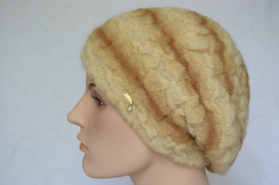 Берет Vizio 7014 B светло - коричневый