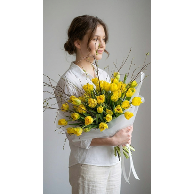 Букет цветов на 8 марта № 767