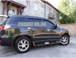 Пороги OEM на Hyundai Santa Fe 2006-...