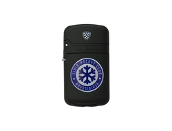 Зажигалка ТУРБО ХК «СИБИРЬ» (чёрно-синяя)