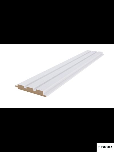 ПАНЕЛЬ СТЕНОВАЯ РЕЕЧНАЯ  МДФ Белое Дерево 2800X119X16