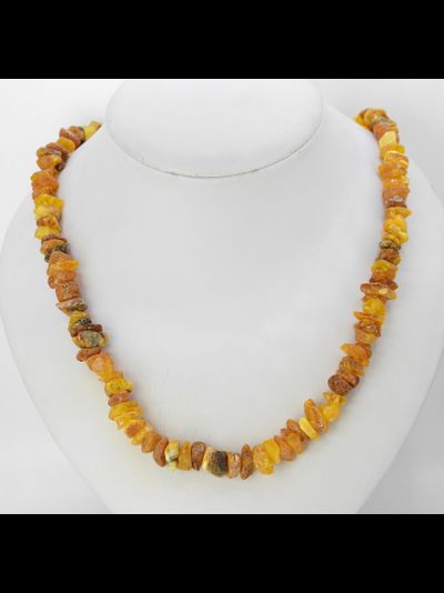 Лечебные бусы из необработанного янтаря 55 см