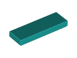 Tile 1 x 3, Dark Turquoise (63864 6213787)