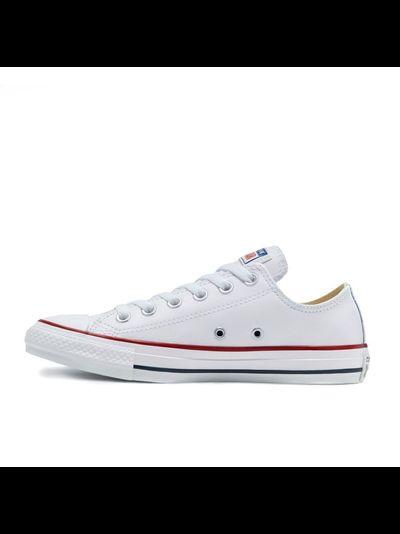 Кеды Converse All Star белые низкие кожаные