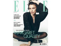 Elle UK Magazine April 2024 Margaret Qualley Cover, Женские иностранные журналы, Intpressshop