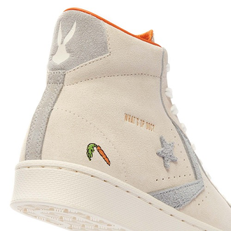 Converse x Bugs Bunny высокие бежевые