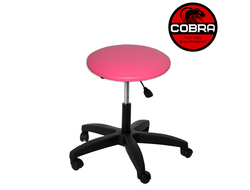 Стул мастера с подъемником Cobra Standart Pink