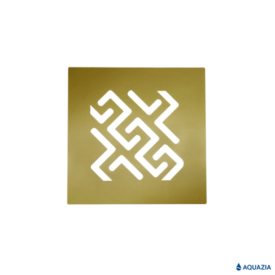 Трап водосток PLATZ Antik 150х150 Боковой выпуск (Бронза)