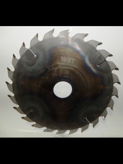 Пилы дисковые 300х50х24z(3,6/2,5)WST с твердосплавными напайками