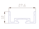 Алюминиевый профиль LC-LP-1227-2 (2 метра)