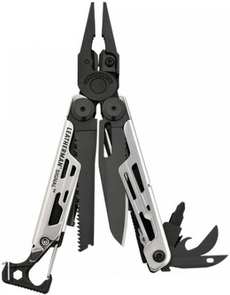 Мультитул LEATHERMAN Signal, 19 функций,  серебристый [832625]