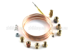 Термопара для газовых плит (универсальная), L-900мм, 9 гаек