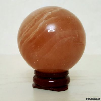 Мраморный оникс (кальцит), шар. Иран. Около 49мм.