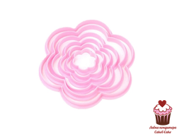 Набор вырубок "Цветок" пластик, 6 шт.