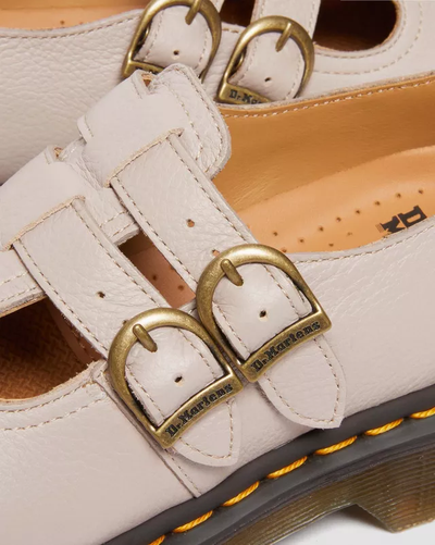 Dr Martens 8065 Virginia Leather Mary Jane Vintage Taupe Virginia