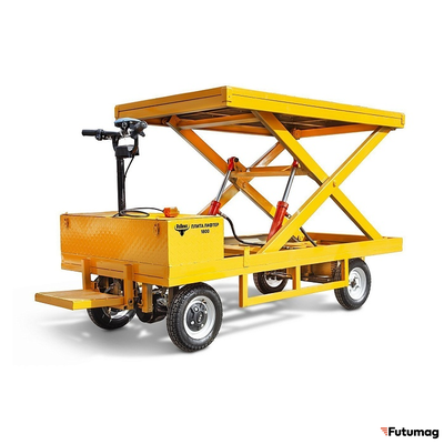 Платформенная тележка электрическая RuTrike ПЛИТА ЛИФТЕР 1800