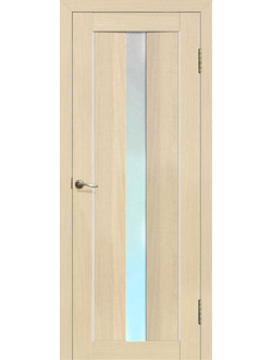 Дверь межкомнатная Экошпон Сибирь профиль Модель 207 Ясень латте (под заказ)