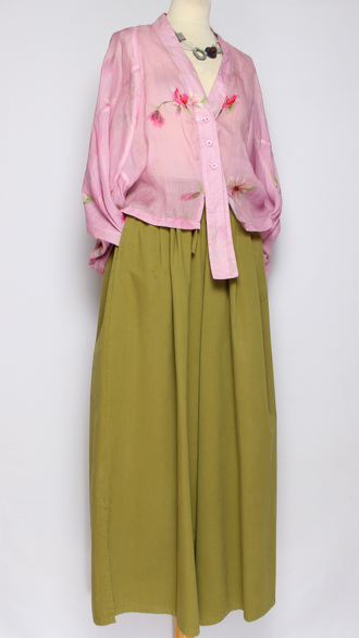 Рубашка вискоза "ЛЕТУЧАЯ МЫШЬ" розовая до р.54