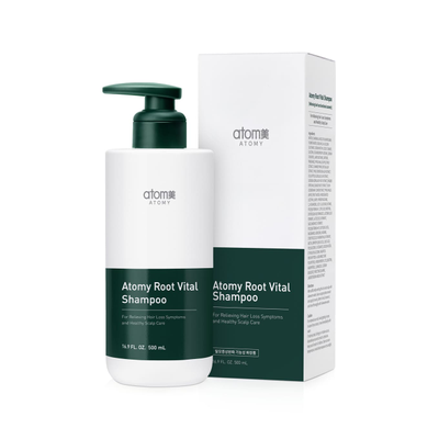 Натуральные активные компоненты в составе шампуня Atomy Root Vital