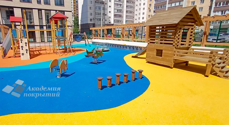 Детская площадка из ЭПДМ крошки