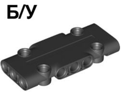 ! Б/У - Technic, Panel Plate 3 x 7 x 1, Black (71709 / 6331935) - Б/У