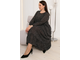 Женское платье трапециевидного силуэта арт. 5577 (цвет черный) Размеры 52-62