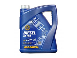 Масло моторное Mannol Diesel Extra 10W40 полусинтетическое 5 л 1106 купить в Туле на Марата 100