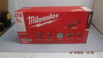 Milwaukee 2696-26 M18 18V 6 Tool Combo Kit
