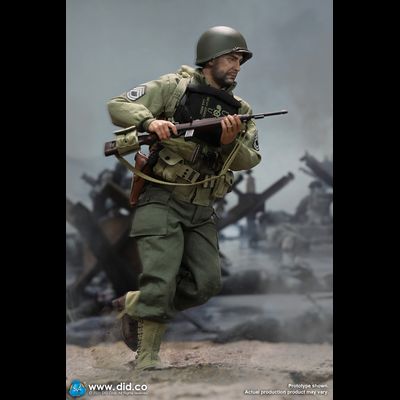 Сержант Майкл Хорват ("Спасти рядового Райана") - Коллекционная ФИГУРКА 1/6 WWII US 2nd Ranger Battalion Series 5 – Sergeant Horvath (A80150) - DID