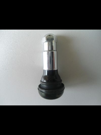 Вентиль с хромированной насадкой для бескамерных шин (упак. 100шт)