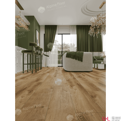 WРС ламинат Alpine Floor Рrеmium 12 Дуб Карте ЕСО 24-7 толщина 12.0 мм с фаской и подложкой замковый 2.0848 м2