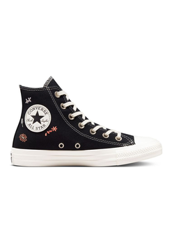 Кеды Converse Chuck Taylor All Star black с вышивкой