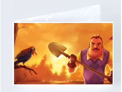 Обложка на студенческий билет Привет Сосед/ Hello Neighbor №4