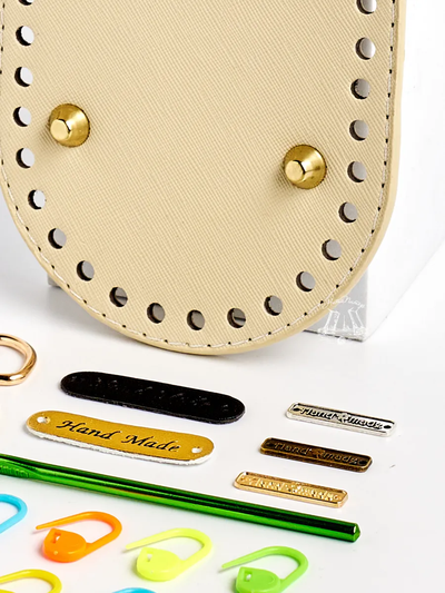 Донышко 30 на 10 и крючок с фурнитурой для вязания