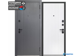 Дверь входная металлическая Luxor 2МДФ Вертикаль Нео купить в Челябинске | КВИРТЕК