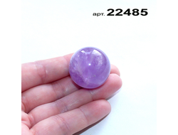 Аметист натуральный (шар) арт.22485: 25,9г - ф 26,5мм