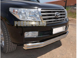 Защита переднего бампера d60/60 для Toyota Land Cruiser 200 2007-2012